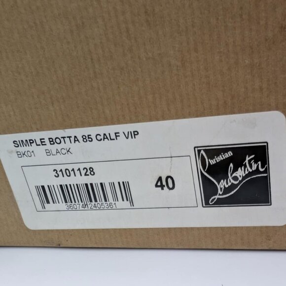 Christian Louboutin Black Leather Tall Boots - Picture 12 of 12